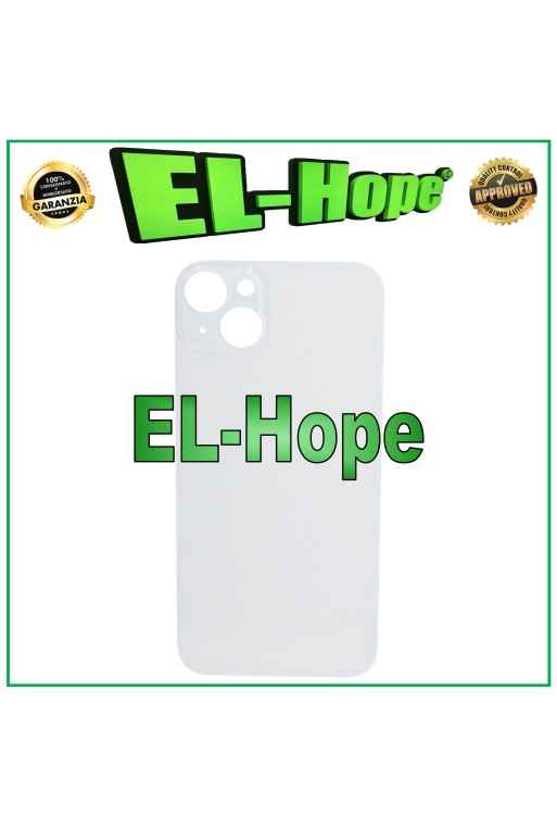 CASE VETRO SCOCCA POSTERIORE COPRI BATTERIA PER IPHONE 14 PLUS BIG HOLE BIANCO CASE VETRO SCOCCA POSTERIORE COPRI BATTERIA PER IPHONE 14 PLUS BIG HOLE BIANCO