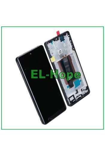 DISPLAY TOUCH OLED PER XIAOMI REDMI NOTE 13 PRO+ PLUS 23090RA98C I G FRAME NERO