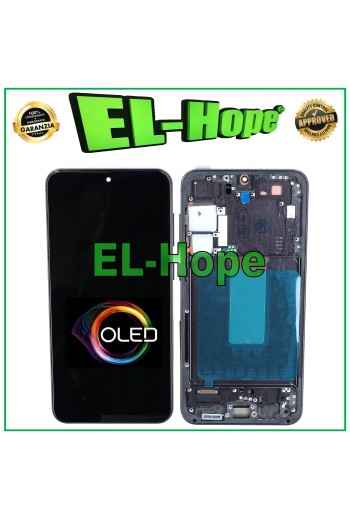 DISPLAY LCD OLED TOUCH SCREEN PER SAMSUNG GALAXY S23+ PLUS SM-S916 FRAME NERO
