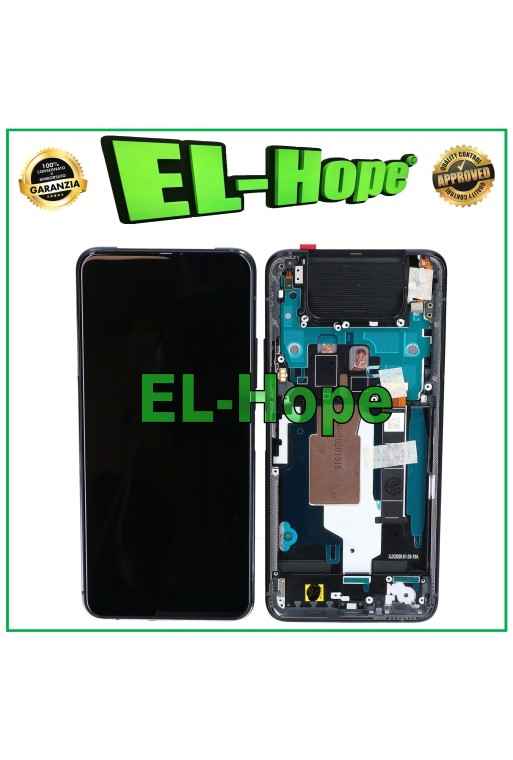 DISPLAY FRAME LCD OLED PER ASUS ZENFONE 7 ZS670KS / PRO ZS671KS TOUCH VETRO NERO DISPLAY FRAME LCD OLED PER ASUS ZENFONE 7 ZS670KS / PRO ZS671KS TOUCH VETRO NERO