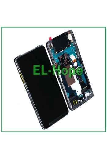 DISPLAY FRAME LCD OLED PER ASUS ZENFONE 7 ZS670KS / PRO ZS671KS TOUCH VETRO NERO