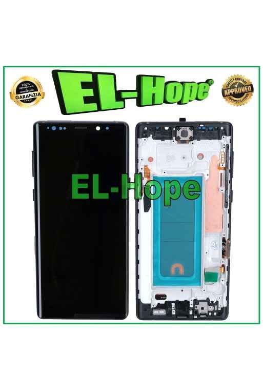 DISPLAY LCD TFT PER SAMSUNG GALAXY NOTE 9 SM-N960 SM-N960F TOUCH SCREEN NERO