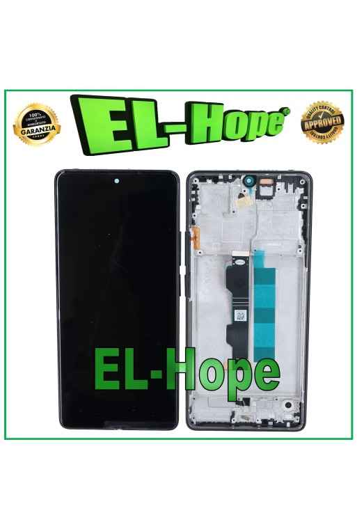 DISPLAY LCD TOUCH TFT PER XIAOMI REDMI NOTE 13 PRO 4G 23117RA68G FRAME NERO DISPLAY LCD TOUCH TFT PER XIAOMI REDMI NOTE 13 PRO 4G 23117RA68G FRAME NERO