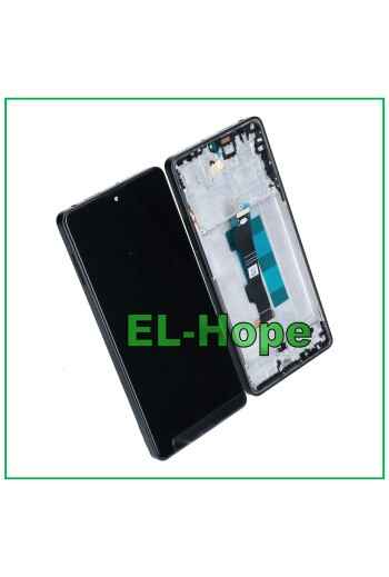 DISPLAY LCD TOUCH TFT PER XIAOMI REDMI NOTE 13 PRO 4G 23117RA68G FRAME NERO