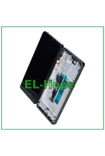 DISPLAY LCD TOUCH TFT PER XIAOMI REDMI NOTE 13 PRO 4G 23117RA68G FRAME NERO