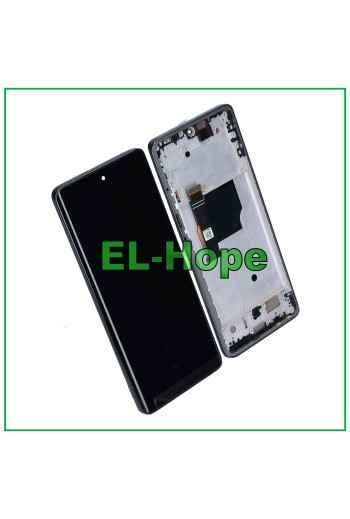 DISPLAY LCD TOUCH OLED PER MOTOROLA MOTO EDGE 40 NEO XT2307 TOUCH FRAME NERO