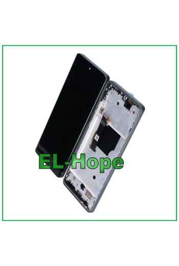 DISPLAY LCD TOUCH OLED PER MOTOROLA MOTO EDGE 40 NEO XT2307 TOUCH FRAME NERO