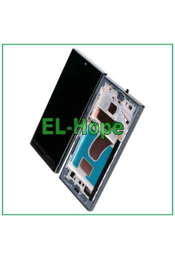DISPLAY LCD TFT TOUCH + FRAME PER SAMSUNG GALAXY S23 ULTRA SM-S918 GREEN VERDE