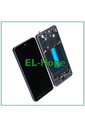DISPLAY LCD OLED + FRAME PER SAMSUNG GALAXY S21 FE SM-G990B TOUCH SCHERMO NERO