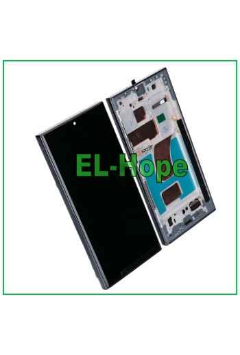 DISPLAY LCD TFT TOUCH SCREEN + FRAME PER SAMSUNG GALAXY S23 ULTRA SM-S918 NERO