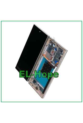 DISPLAY LCD OLED TOUCH FRAME PER SAMSUNG GALAXY S24 ULTRA SM-S928 TITANIUM GRAY