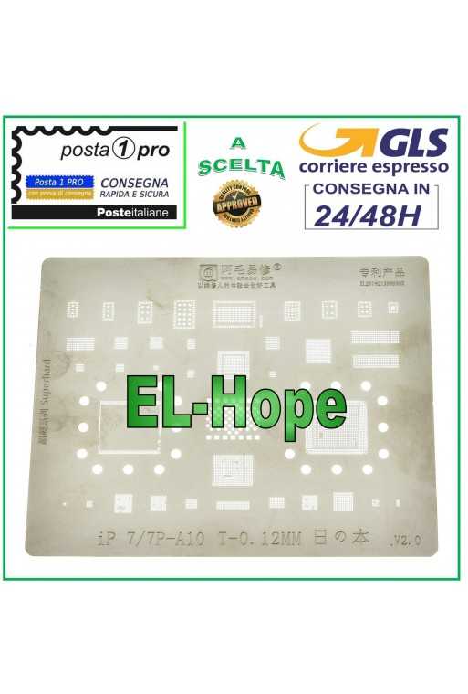 STENCIL IC CHIP APPLE IPHONE 7 7+ PLUS REFLOW REBALLING REWORK BGA GPU RAM INTEL STENCIL IC CHIP APPLE IPHONE 7 7+ PLUS REFLOW REBALLING REWORK BGA GPU RAM INTEL