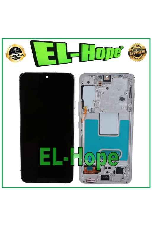 DISPLAY LCD TFT FRAME PER SAMSUNG GALAXY S22 2022 SM-S901 TOUCH BIANCO SILVER DISPLAY LCD TFT FRAME PER SAMSUNG GALAXY S22 2022 SM-S901 TOUCH BIANCO SILVER