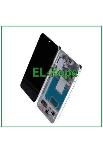 DISPLAY LCD TFT FRAME PER SAMSUNG GALAXY S22 2022 SM-S901 TOUCH BIANCO SILVER