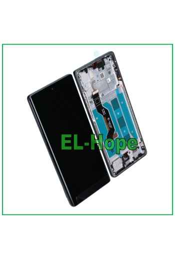 DISPLAY OLED PER MOTOROLA MOTO G85 XT2427 LCD TOUCH SCREEN VETRO FRAME NERO