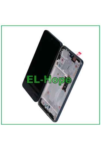 DISPLAY LCD OLED FRAME PER MOTOROLA MOTO EDGE 30 XT2203 TOUCH SCREEN VETRO NERO