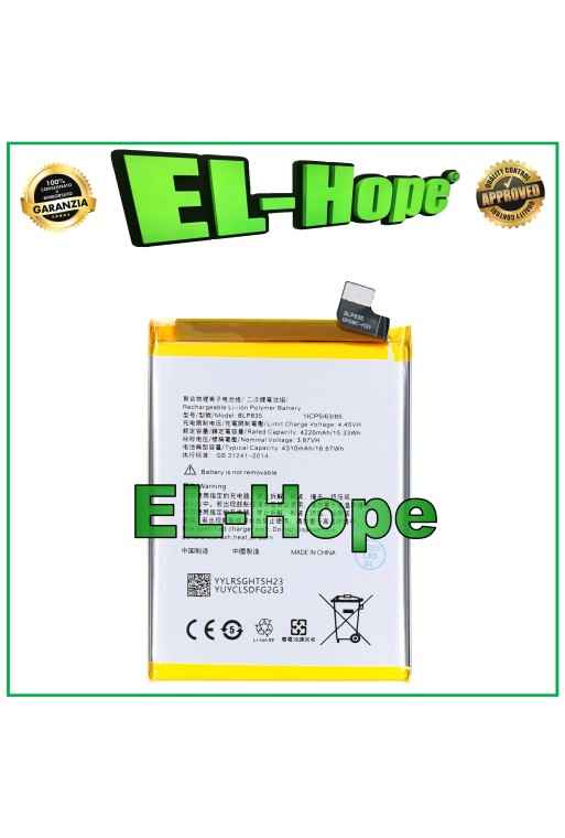 BATTERIA BLP835 PER OPPO A94 4G CPH2203 4310 mAh QUALITA' PARI ORIGINALE BATTERIA BLP835 PER OPPO A94 4G CPH2203 4310 mAh QUALITA' PARI ORIGINALE