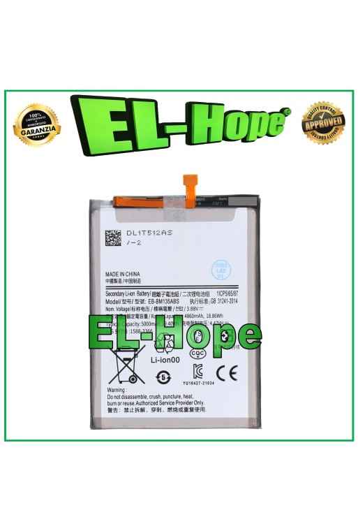 BATTERIA EB-BM135ABS PER SAMSUNG GALAXY M13 4G SM-M135 5000 mAh PARI ORIGINALE BATTERIA EB-BM135ABS PER SAMSUNG GALAXY M13 4G SM-M135 5000 mAh PARI ORIGINALE