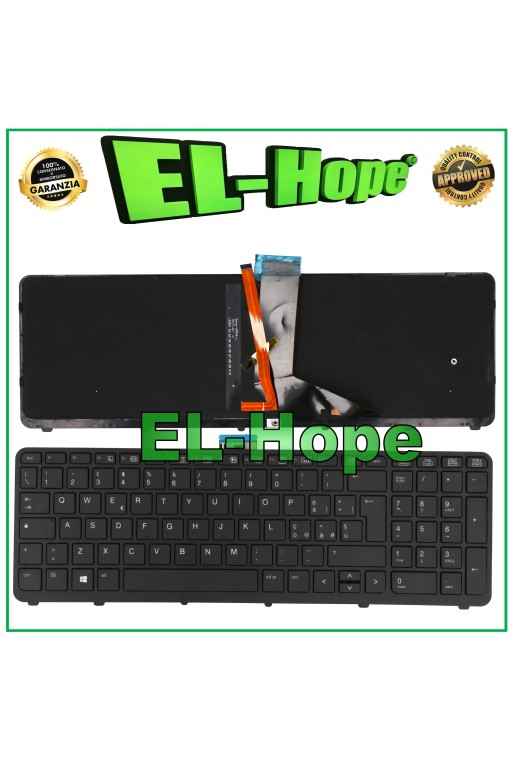 TASTIERA ITALIANA PER PC NOTEBOOK HP ZBook 15 17 G1 G2 RETROILLUMINATA NERA TASTIERA ITALIANA PER PC NOTEBOOK HP ZBook 15 17 G1 G2 RETROILLUMINATA NERA