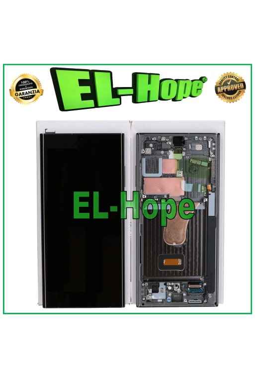 DISPLAY LCD ORIGINALE SERVICE SAMSUNG GALAXY S23 ULTRA SM-S918 TOUCH SCREEN NERO DISPLAY LCD ORIGINALE SERVICE SAMSUNG GALAXY S23 ULTRA SM-S918 TOUCH SCREEN NERO