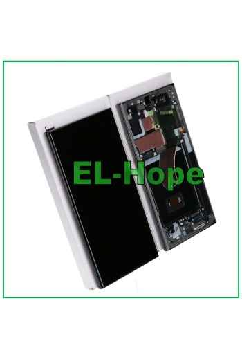 DISPLAY LCD ORIGINALE SERVICE SAMSUNG GALAXY S23 ULTRA SM-S918 TOUCH SCREEN NERO