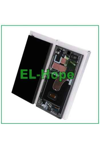 DISPLAY LCD ORIGINALE SERVICE SAMSUNG GALAXY S23 ULTRA SM-S918 TOUCH SCREEN NERO