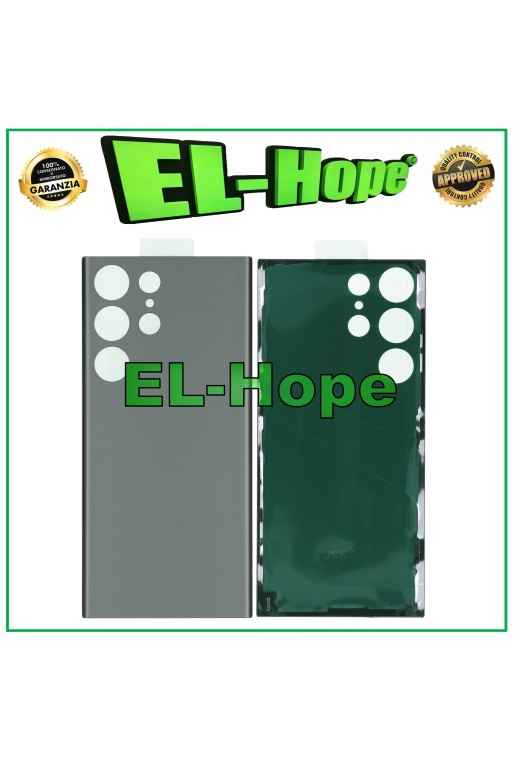 SCOCCA BATTERIA PER SAMSUNG GALAXY S23 ULTRA SM-S918 POSTERIORE GREEN VERDE SCOCCA BATTERIA PER SAMSUNG GALAXY S23 ULTRA SM-S918 POSTERIORE GREEN VERDE