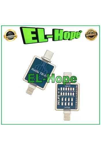 RELIFE TB-07 DOCK TESTER DI CARICA IPHONE LIGHTNING TYPE C RILEVAMENTO RICARICA