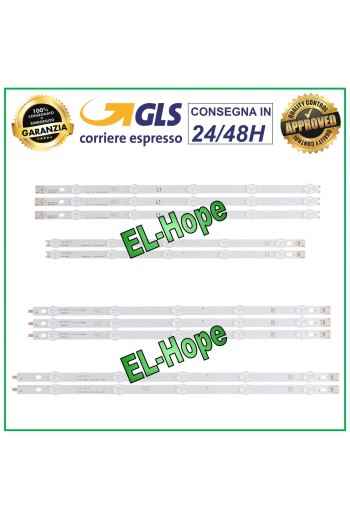 KIT 10 BARRE LED TV 42" LG 42LA613 42LA615 42LA620 42LA620SZAB 42LA621VZ