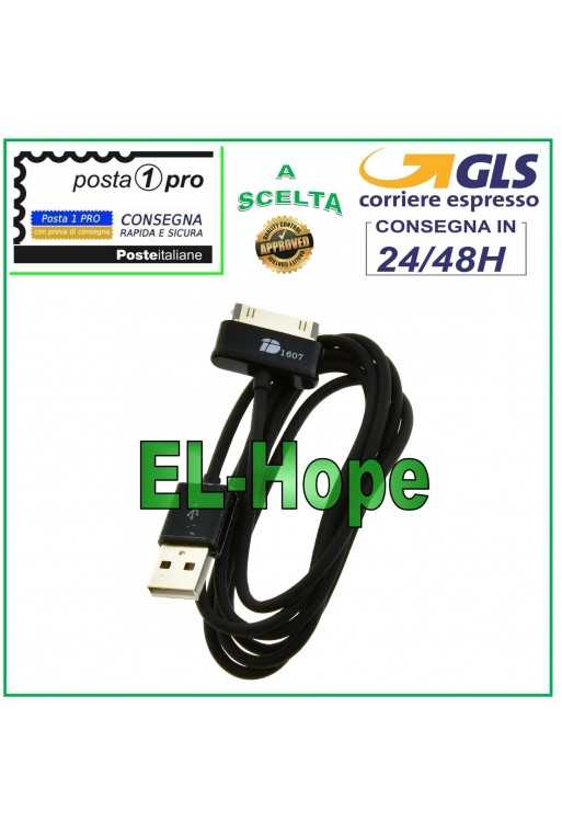 CAVO DATI CAVETTO RICARICA CARICA BATTERIA SAMSUNG GALAXY NOTE 10.1 30 PIN NERO CAVO DATI CAVETTO RICARICA CARICA BATTERIA SAMSUNG GALAXY NOTE 10.1 30 PIN NERO