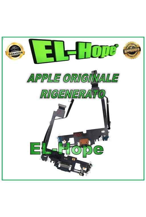 FLAT CONNETTORE DI CARICA RIGENERATO ORIGINALE APPLE IPHONE 12 PRO MAX BLU