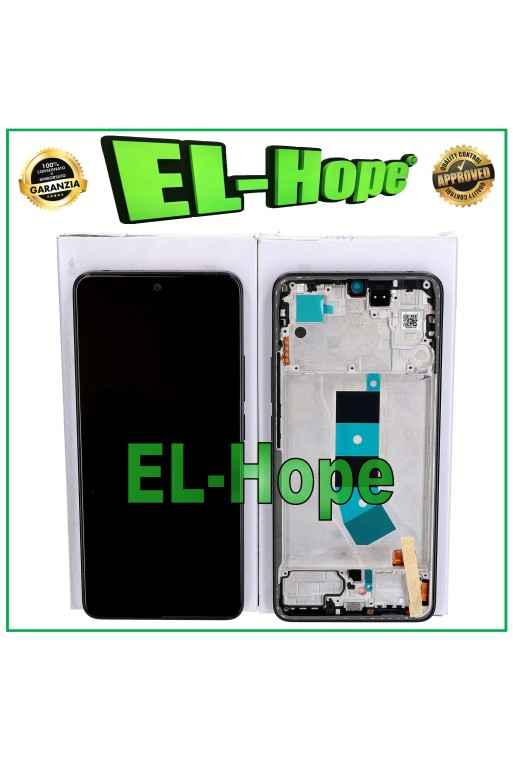 DISPLAY TOUCH + FRAME ORIGINALE SERVICE XIAOMI REDMI NOTE 13 4G 23129RAA4G NERO