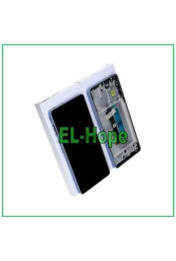 DISPLAY TOUCH LCD ORIGINALE XIAOMI POCO M6 PRO 4G 2312FPCA6G 2024 FRAME VIOLA