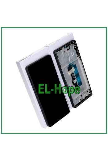 DISPLAY TOUCH LCD ORIGINALE XIAOMI POCO M6 PRO 4G 2312FPCA6G 2024 FRAME NERO