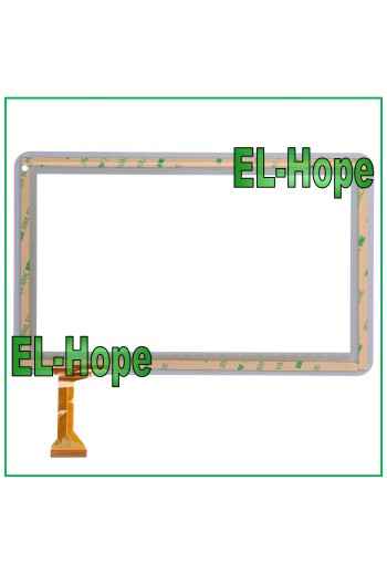 TOUCH SCREEN VETRO TABLET LOGICOM E1052GP MY1306P DIGITIZER 10" ORIGINALE BIANCO