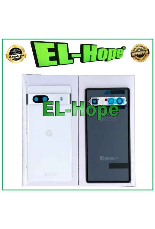 COPRI BATTERIA ORIGINALE SERVICE GOOGLE PIXEL 7A SCOCCA COVER POSTERIORE BIANCO COPRI BATTERIA ORIGINALE SERVICE GOOGLE PIXEL 7A SCOCCA COVER POSTERIORE BIANCO