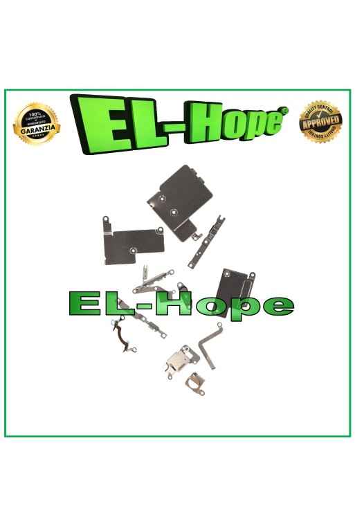 SET KIT COMPLETO SUPPORTI STAFFE SCHERMATURE INTERNE PER IPHONE 13 SET KIT COMPLETO SUPPORTI STAFFE SCHERMATURE INTERNE PER IPHONE 13