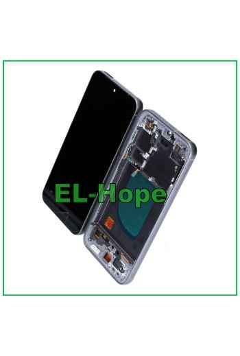 DISPLAY LCD OLED TOUCH PER SAMSUNG GALAXY S23 FE 5G 2023 SM-S711 FRAME NERO