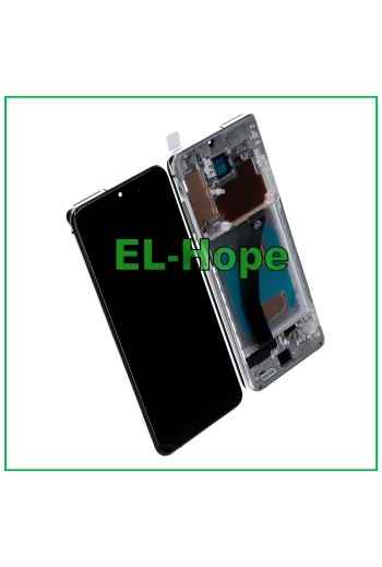 DISPLAY LCD TFT + FRAME PER SAMSUNG GALAXY S20 SM-G980 G981 TOUCH VETRO BIANCO