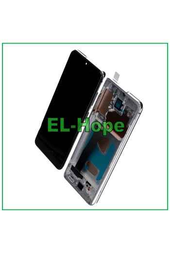 DISPLAY LCD TFT + FRAME PER SAMSUNG GALAXY S20 SM-G980 G981 TOUCH VETRO BIANCO