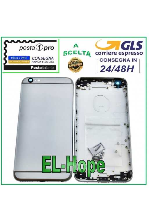 SCOCCA POSTERIORE FRAME TELAIO PER APPLE IPHONE 6S PLUS CASE COVER GREY GRIGIO SCOCCA POSTERIORE FRAME TELAIO PER APPLE IPHONE 6S PLUS CASE COVER GREY GRIGIO