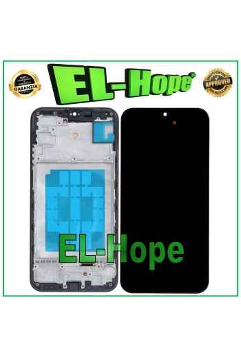DISPLAY OLED + FRAME PER SAMSUNG GALAXY M15 5G 2024 SM-M156 TOUCH SCHERMO NERO