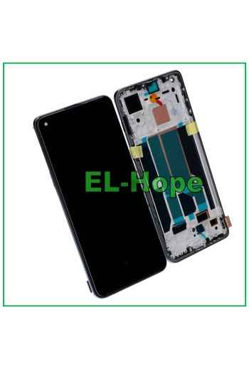 DISPLAY LCD OLED + FRAME PER ONEPLUS NORD 2T CPH2399 CPH2401 TOUCH SCREEN VETRO
