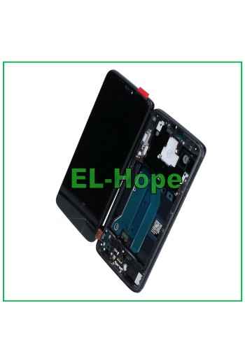 DISPLAY LCD TFT + FRAME PER ONEPLUS 6 A6000 A6003 TOUCH SCREEN VETRO NERO