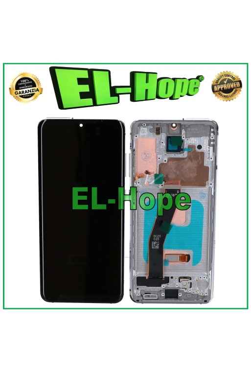 DISPLAY LCD OLED + FRAME PER SAMSUNG GALAXY S20 SM-G980 G981 TOUCH VETRO BIANCO DISPLAY LCD OLED + FRAME PER SAMSUNG GALAXY S20 SM-G980 G981 TOUCH VETRO BIANCO