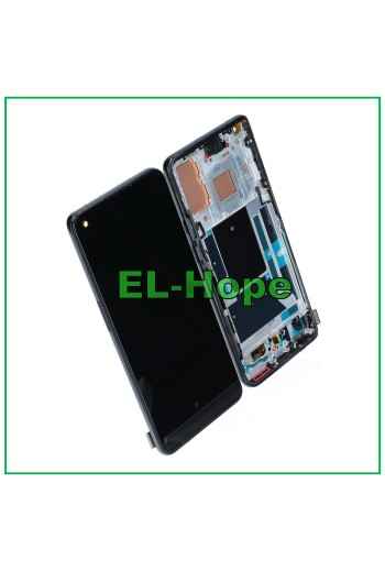 DISPLAY OLED + FRAME PER ONEPLUS 9 LE2110 LE2113 TOUCH VETRO LCD SCHERMO NERO