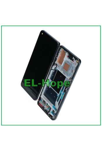 DISPLAY OLED + FRAME PER ONEPLUS 9 LE2110 LE2113 TOUCH VETRO LCD SCHERMO NERO