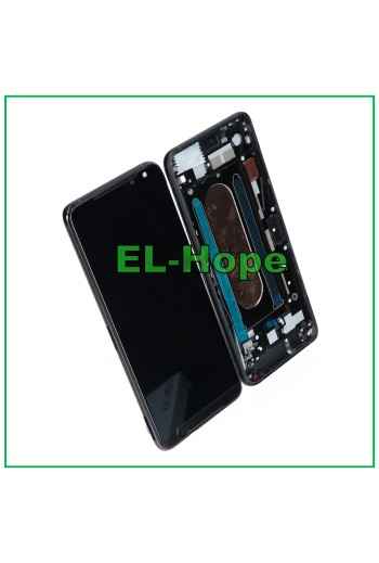 DISPLAY FRAME OLED TOUCH PER ASUS ROG PHONE 2 II ZS660KL SCHERMO LCD VETRO NERO
