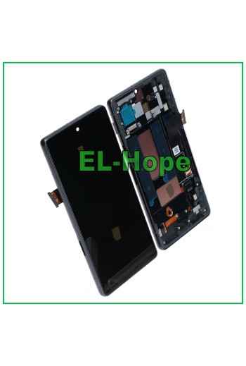 DISPLAY LCD OLED PER GOOGLE PIXEL 7A G0DZQ GWKK3 GHL1X TOUCH SCREEN FRAME NERO