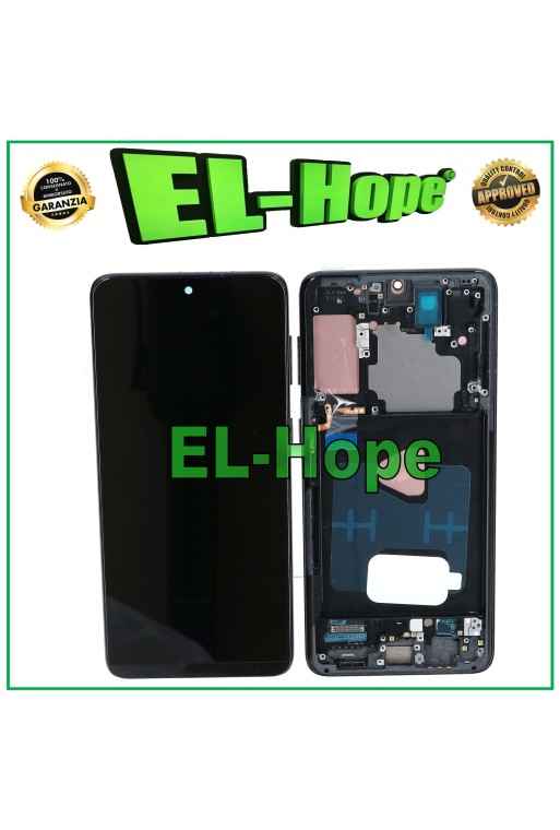 DISPLAY LCD OLED TOUCH SCREEN PER SAMSUNG GALAXY S21+ PLUS SM-G996 FRAME NERO
